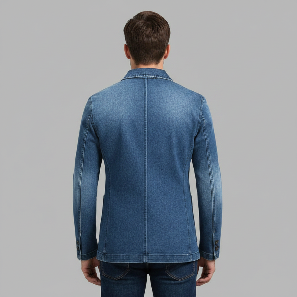 Men's Tailored Denim Blazer | Casual Stylish Jacket