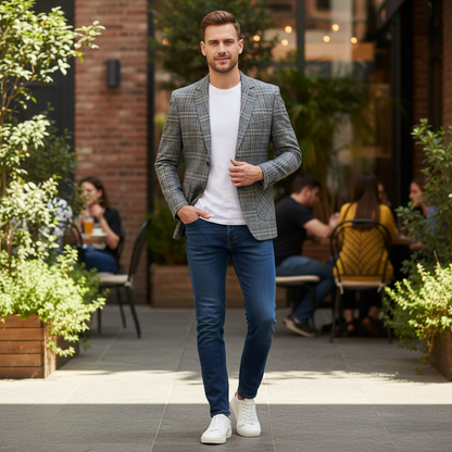 Men's Slim Fit Lightweight Blazer | Casual Sport Coat
