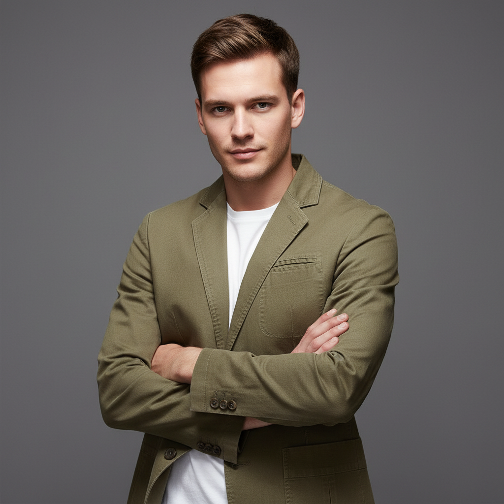 Men's Casual Blazer | Lightweight Tailored Sport Coat