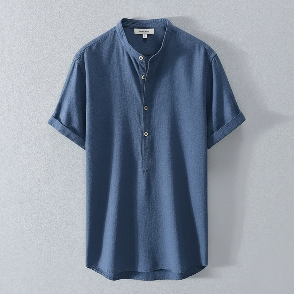 Capri Linen-Cotton Shirt | Men's Lightweight Breathable Shirt