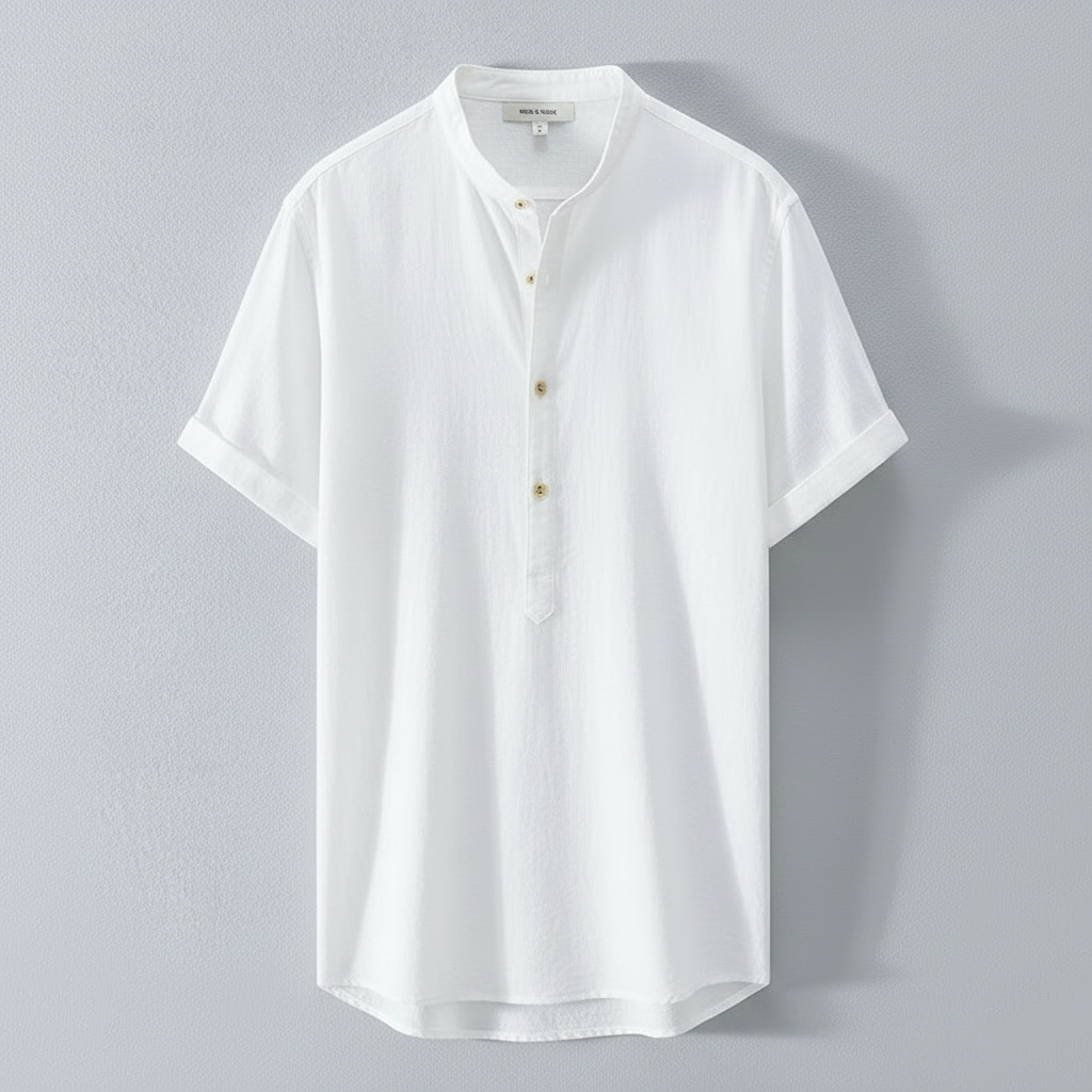 Capri Linen-Cotton Shirt | Men's Lightweight Breathable Shirt