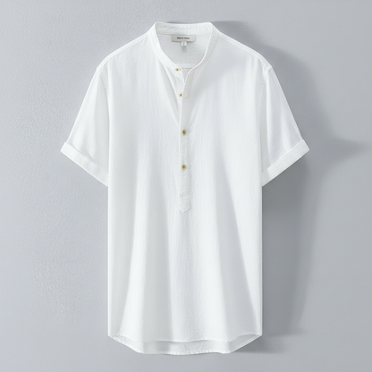 Capri Linen-Cotton Shirt | Men's Lightweight Breathable Shirt