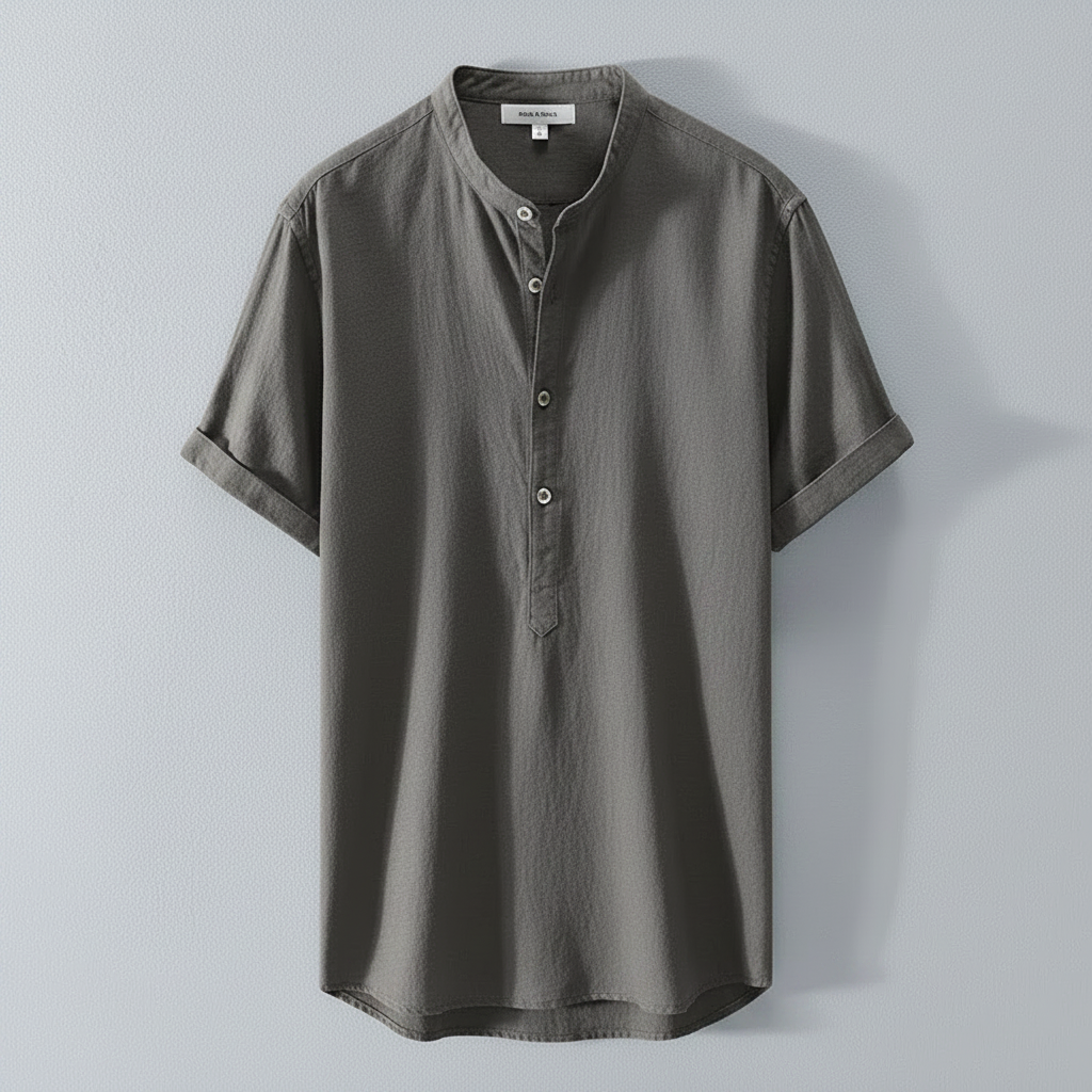 Capri Linen-Cotton Shirt | Men's Lightweight Breathable Shirt