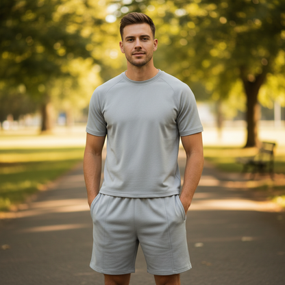 Men's Casual Summer Shorts Set | Lightweight Matching Outfit
