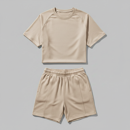 Men's Casual Summer Shorts Set | Lightweight Matching Outfit