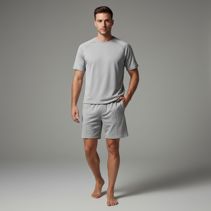 Men's Casual Summer Shorts Set | Lightweight Matching Outfit