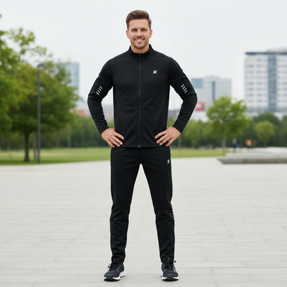 Quick-Drying White Workout Set Toby | Men's Activewear Set