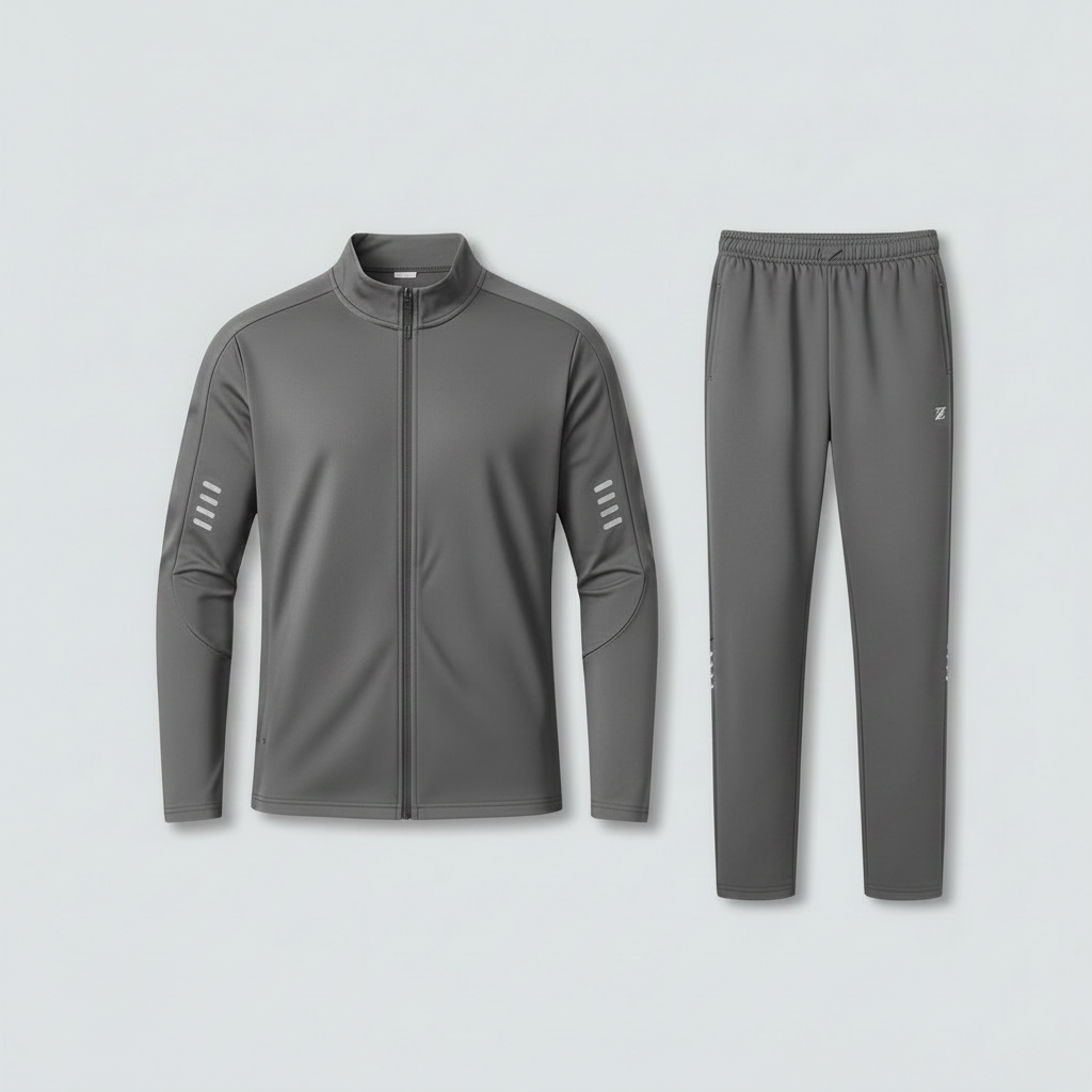 Quick-Drying White Workout Set Toby | Men's Activewear Set