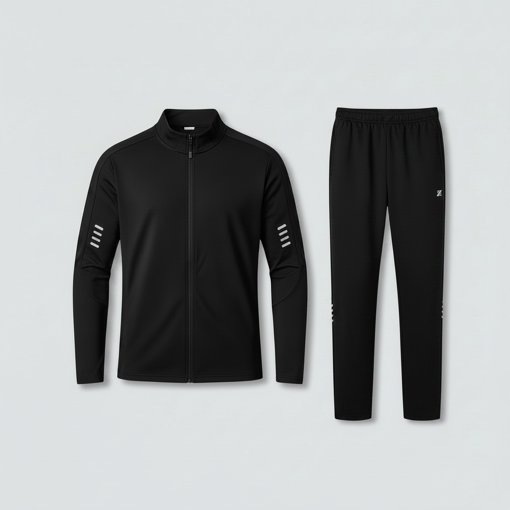 Quick-Drying White Workout Set Toby | Men's Activewear Set