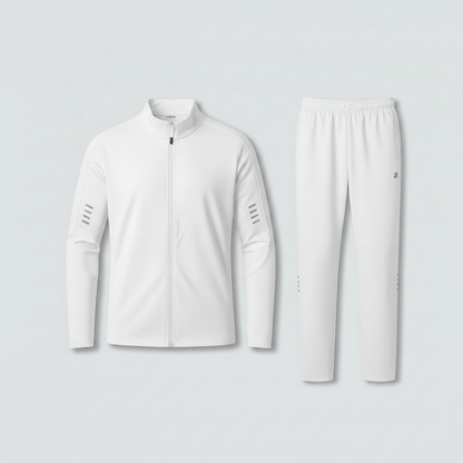 Quick-Drying White Workout Set Toby | Men's Activewear Set