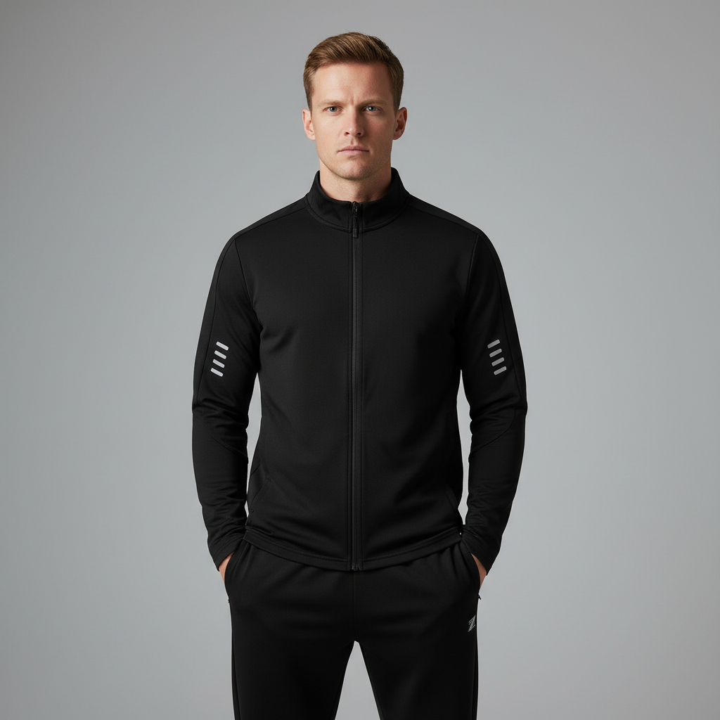 Quick-Drying White Workout Set Toby | Men's Activewear Set