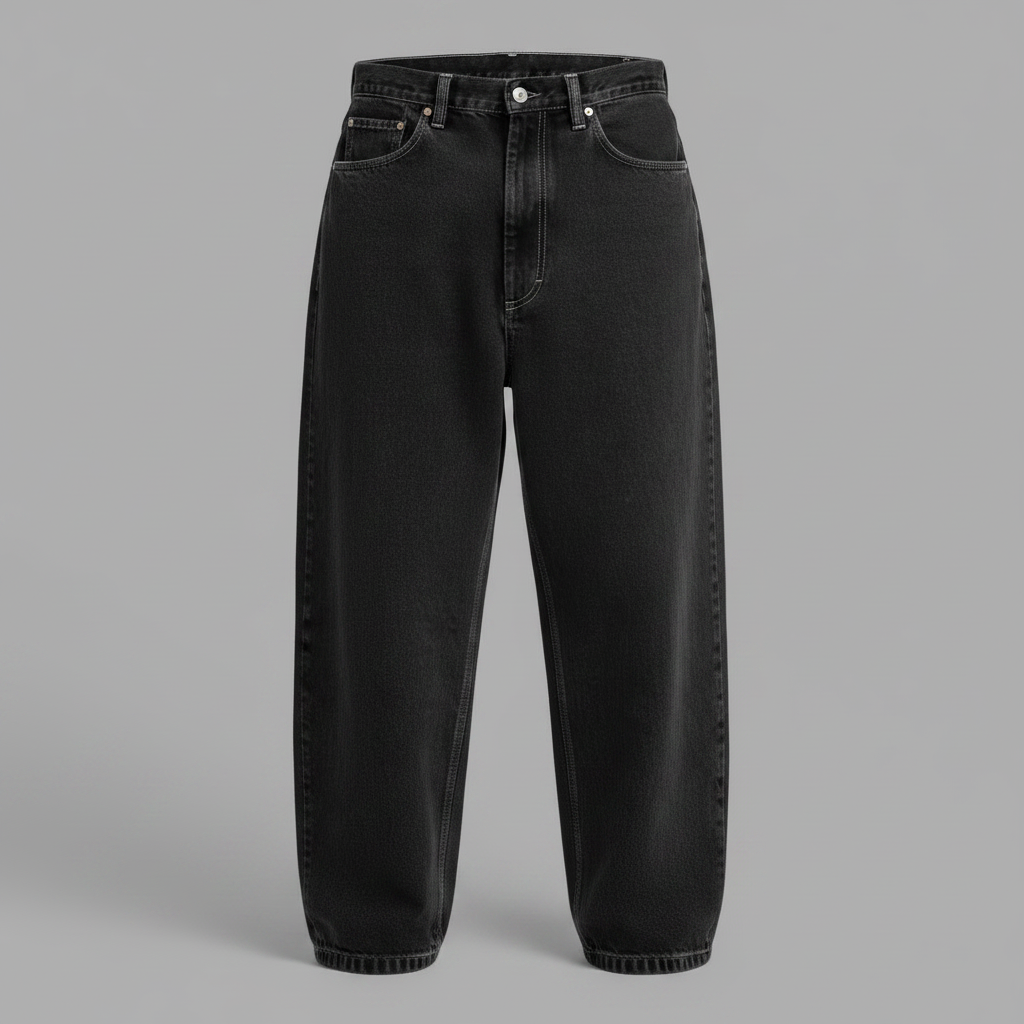 Loose Fit Wide Leg Jeans | Comfortable Men's Baggy Denim Pants