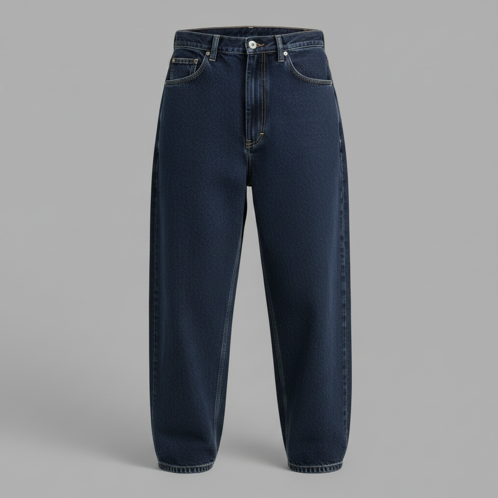 Loose Fit Wide Leg Jeans | Comfortable Men's Baggy Denim Pants