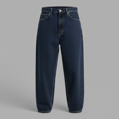 Loose Fit Wide Leg Jeans | Comfortable Men's Baggy Denim Pants