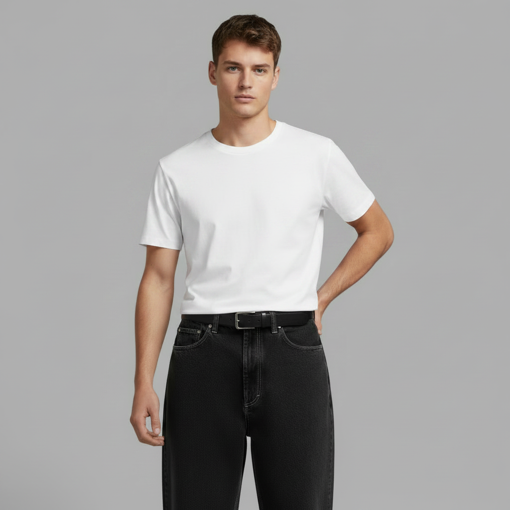 Loose Fit Wide Leg Jeans | Comfortable Men's Baggy Denim Pants