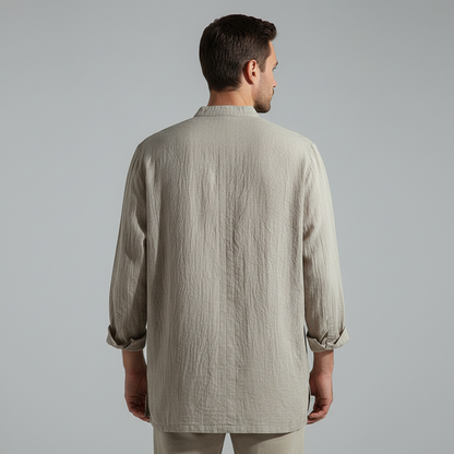 Men's Linen Shirt | Lightweight Summer Casual Shirt