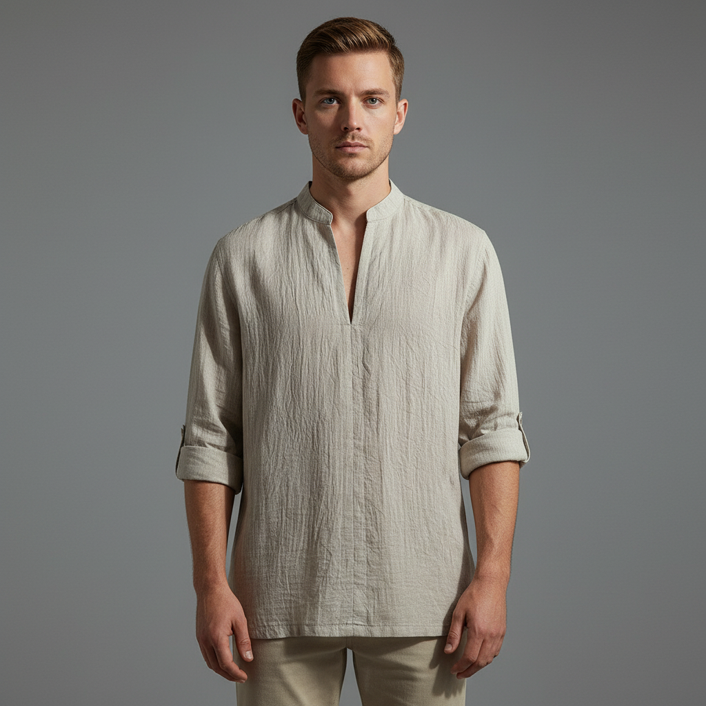 Men's Linen Shirt | Lightweight Summer Casual Shirt