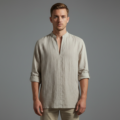 Men's Linen Shirt | Lightweight Summer Casual Shirt