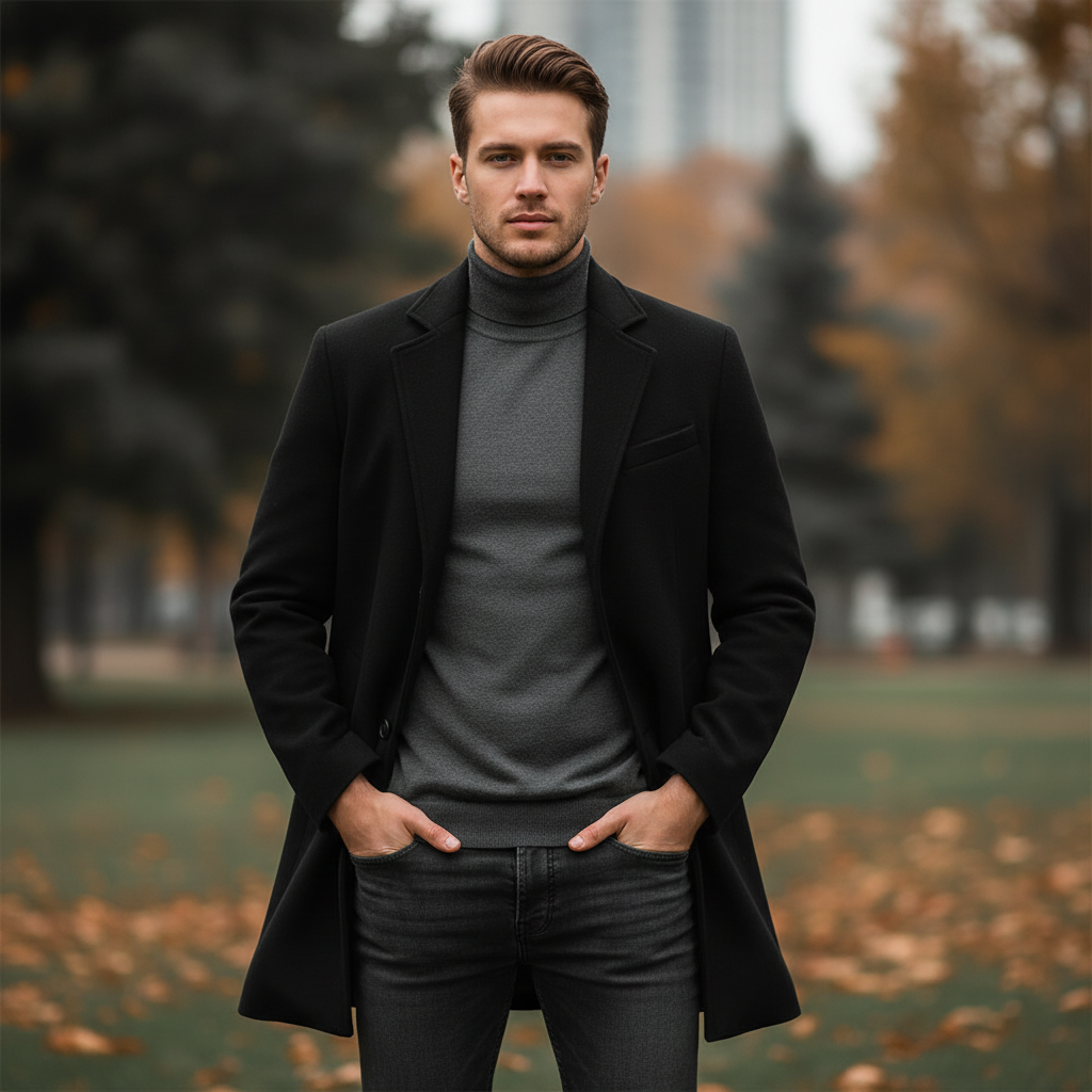 Maxwell Wool Coat | Men's Overcoat for Winter