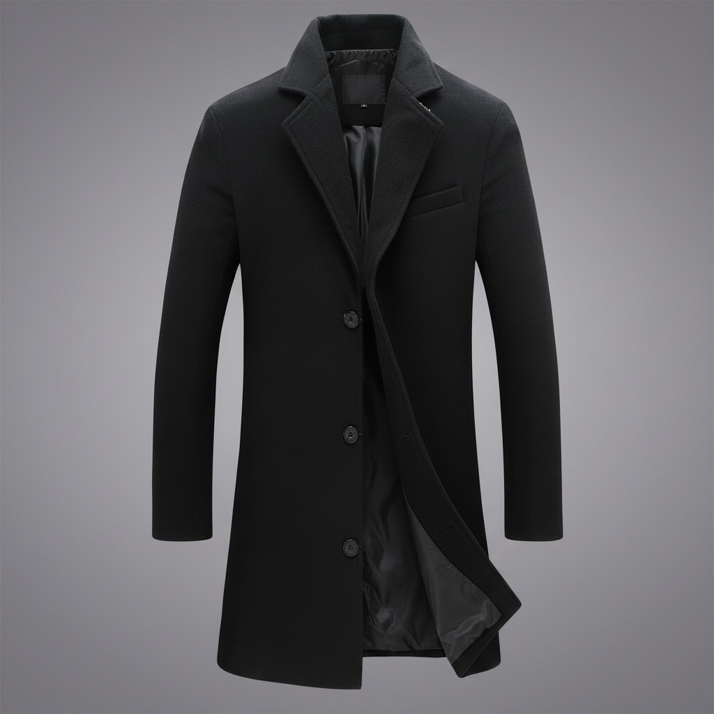 Maxwell Wool Coat | Men's Overcoat for Winter
