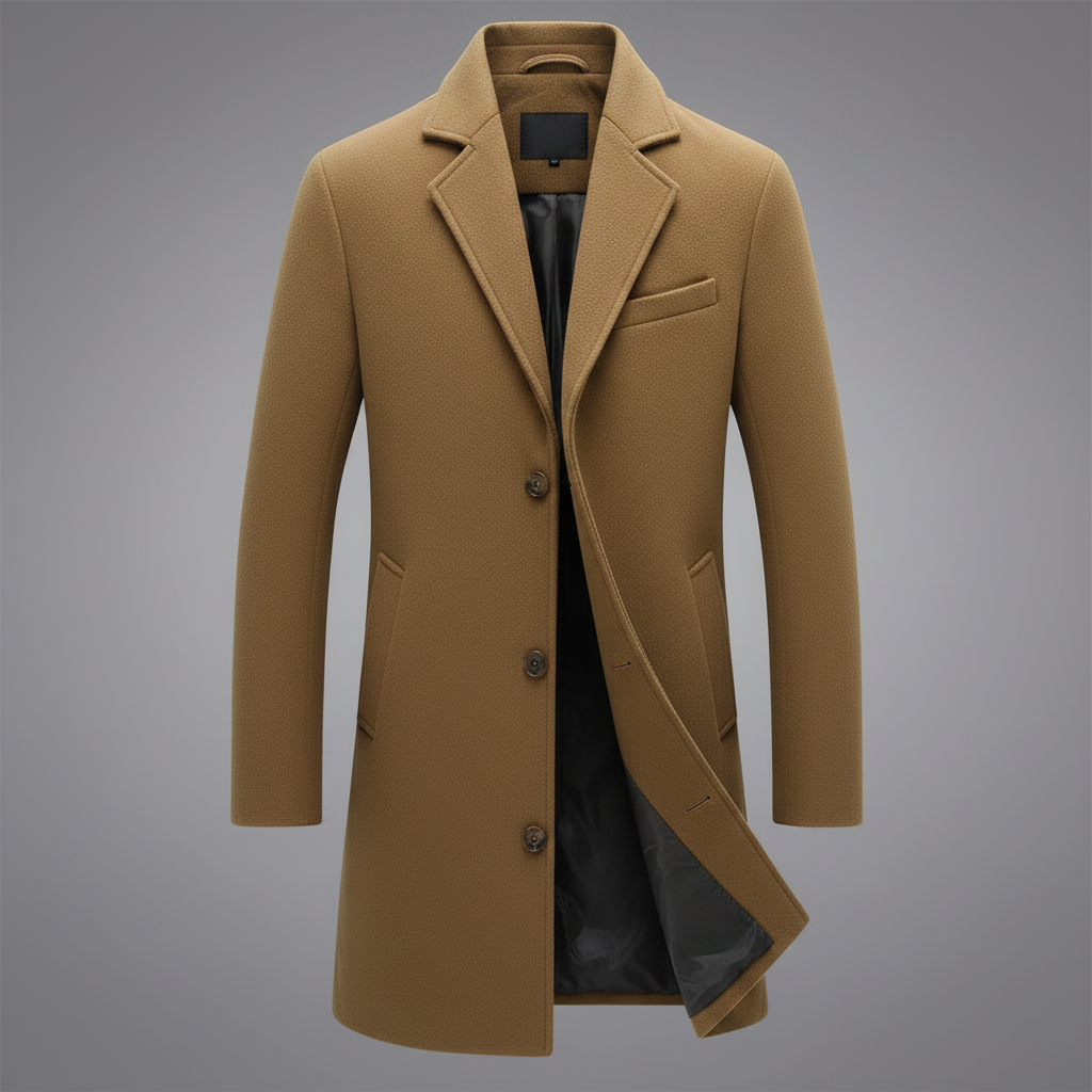 Maxwell Wool Coat | Men's Overcoat for Winter