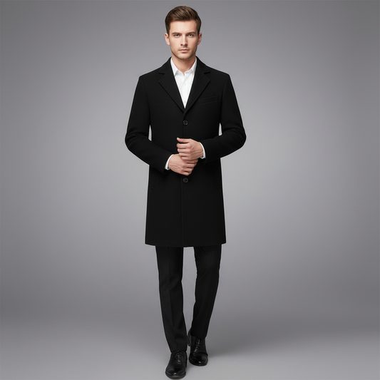 Maxwell Wool Coat | Men's Overcoat for Winter