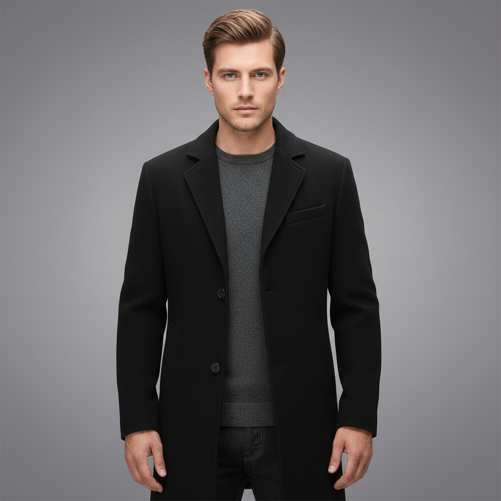 Maxwell Wool Coat | Men's Overcoat for Winter