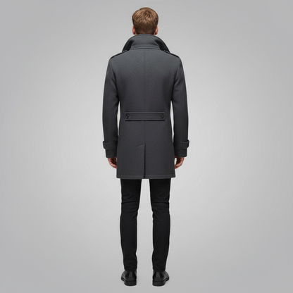 Men's 2-in-1 Winter Coat with Removable Liner for Wind Protection
