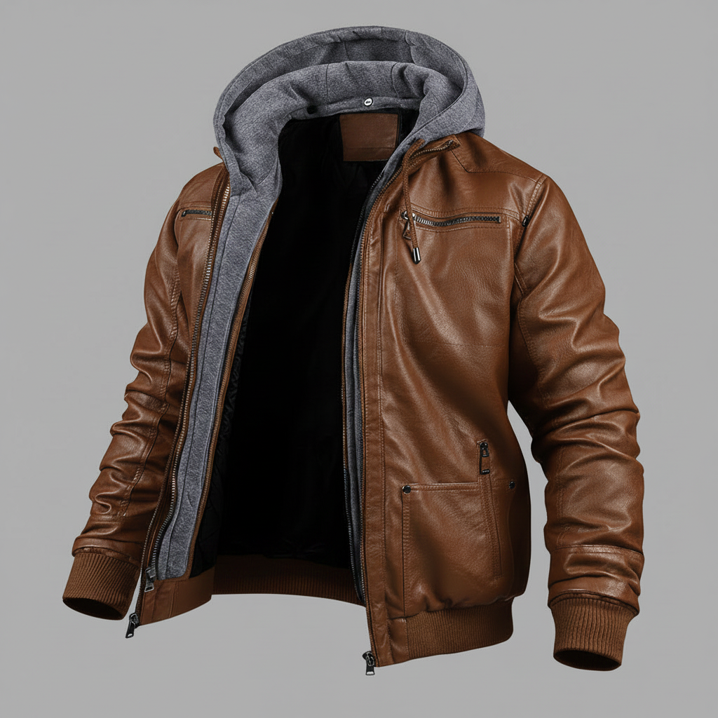 Men's Bomber Jacket with Hood | Men's Winter Jackets