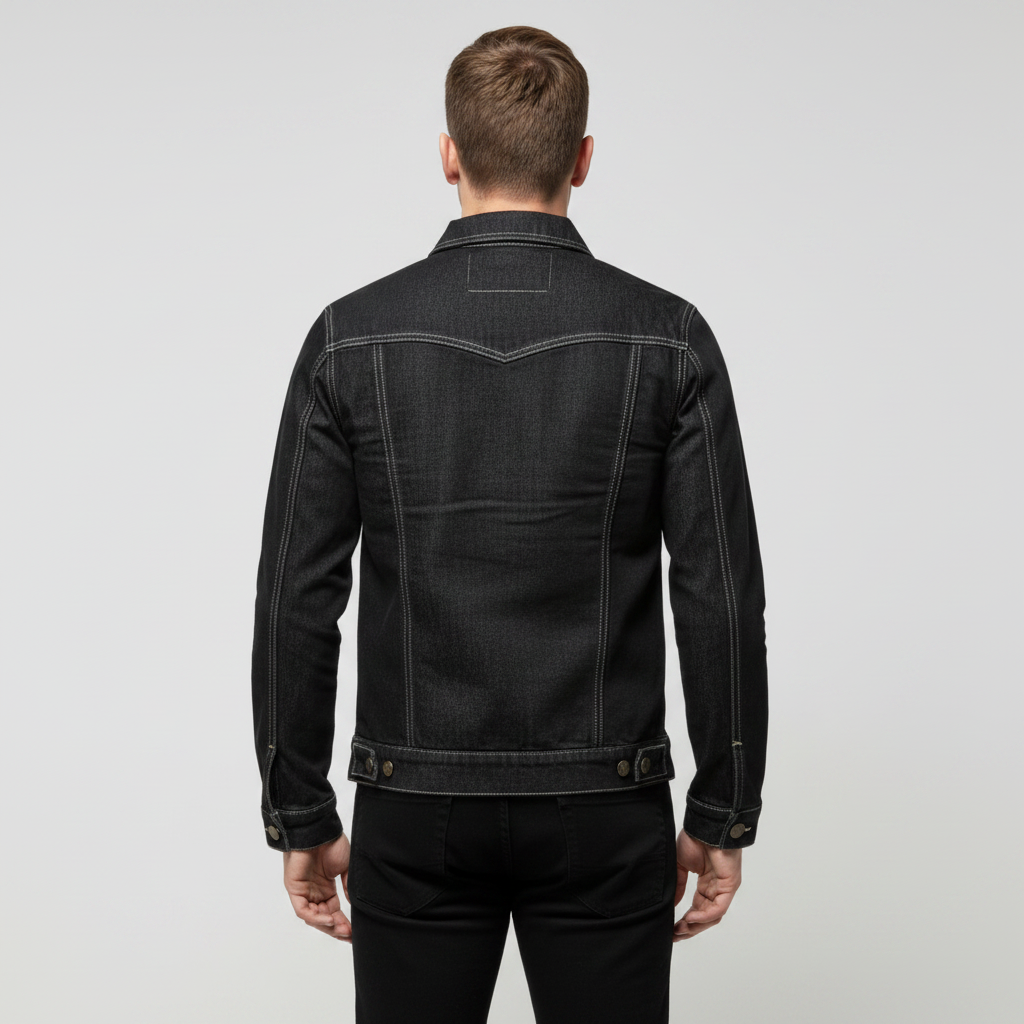 Men's Denim Jacket | Classic Trucker Cut Casual Outerwear