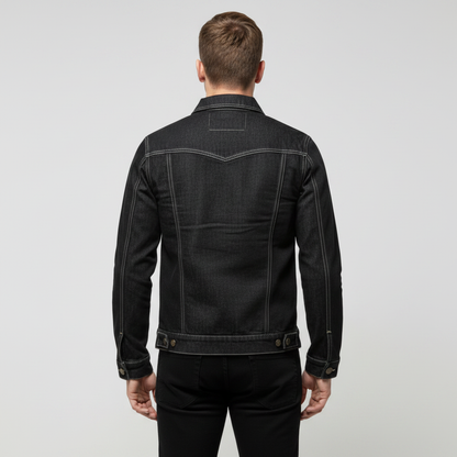 Men's Denim Jacket | Classic Trucker Cut Casual Outerwear