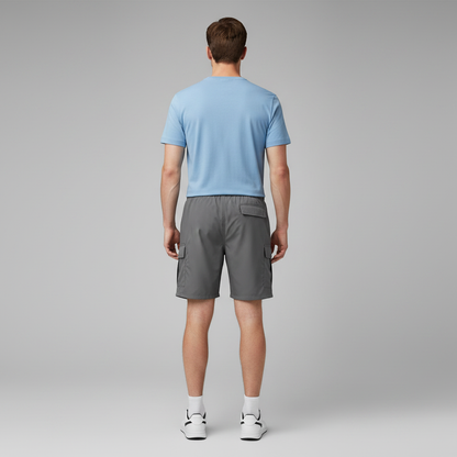 Men's Drawstring Cargo Shorts | Relaxed Fit Above Knee