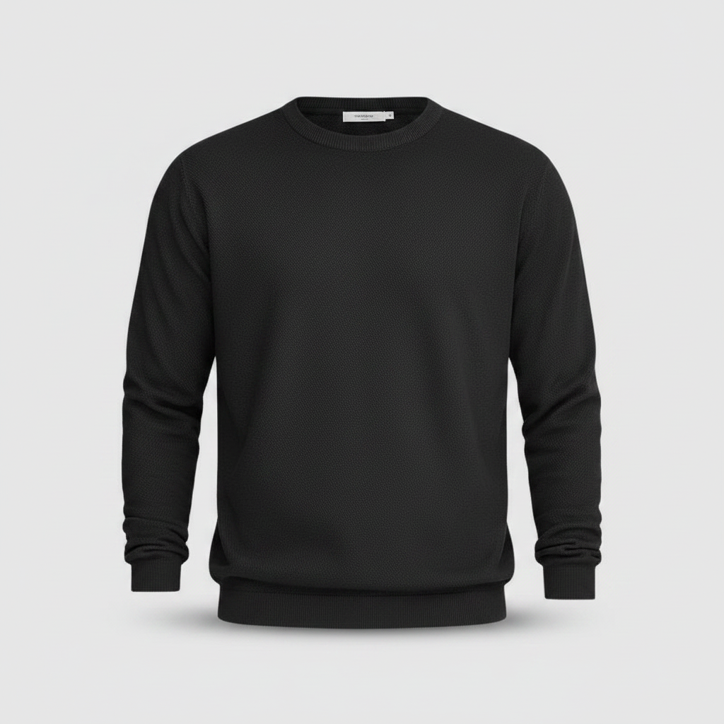 Men's Lightweight Knit Crew Neck Sweater | Casual Fashion