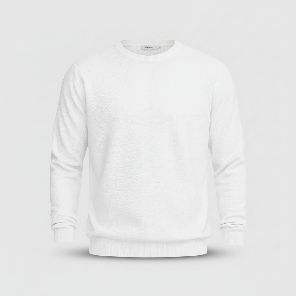 Men's Lightweight Knit Crew Neck Sweater | Casual Fashion