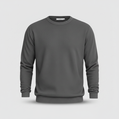Men's Lightweight Knit Crew Neck Sweater | Casual Fashion
