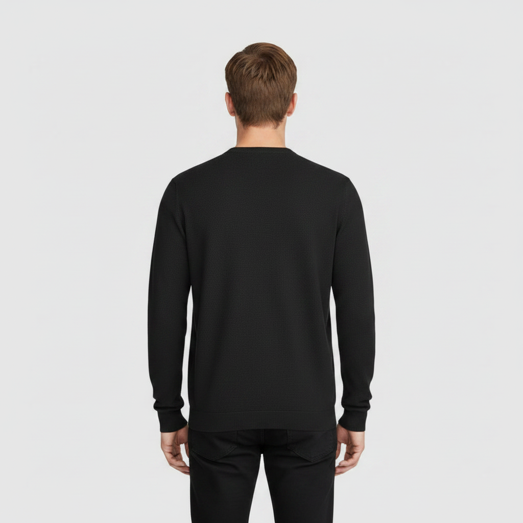 Men's Lightweight Knit Crew Neck Sweater | Casual Fashion