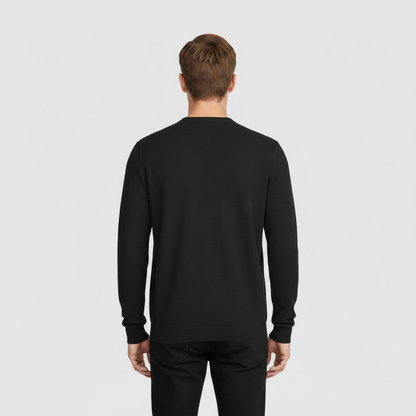 Men's Lightweight Knit Crew Neck Sweater | Casual Fashion