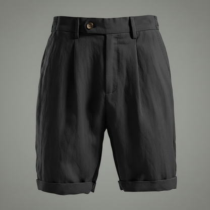 Men's Pleated Chino Shorts | Lightweight Casual Wear