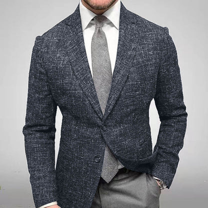 Business woven blazer - Black