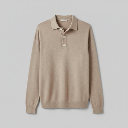 Men's Classic Long Sleeve Polo Shirt | Casual Polo Shirts