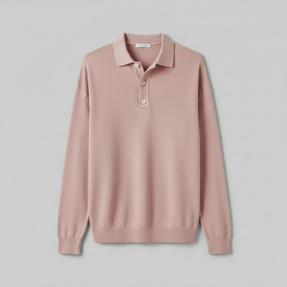 Men's Classic Long Sleeve Polo Shirt | Casual Polo Shirts