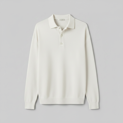 Men's Classic Long Sleeve Polo Shirt | Casual Polo Shirts