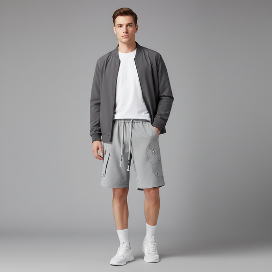Utility Cargo Shorts with Zip Pockets | Men's Shorts