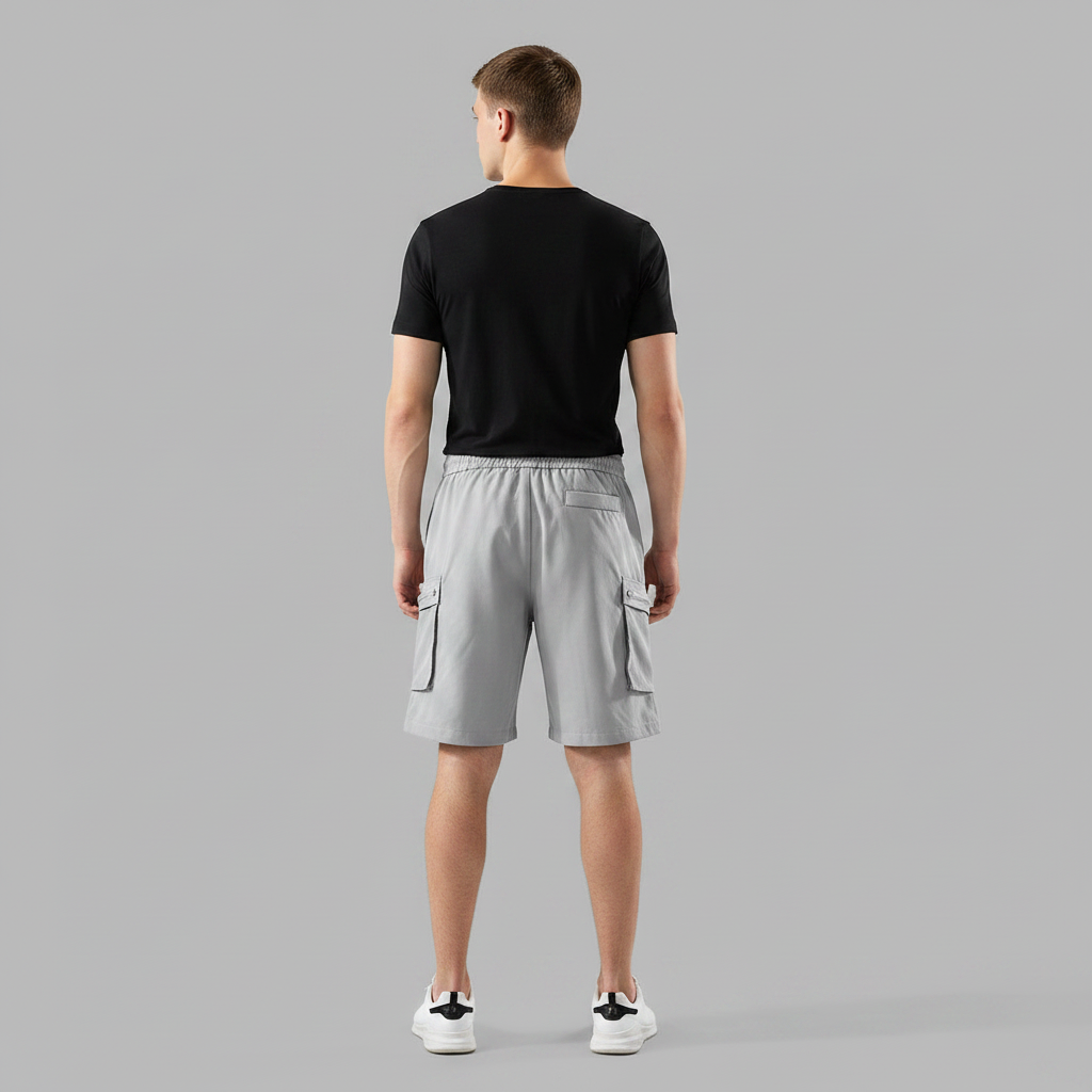 Utility Cargo Shorts with Zip Pockets | Men's Shorts