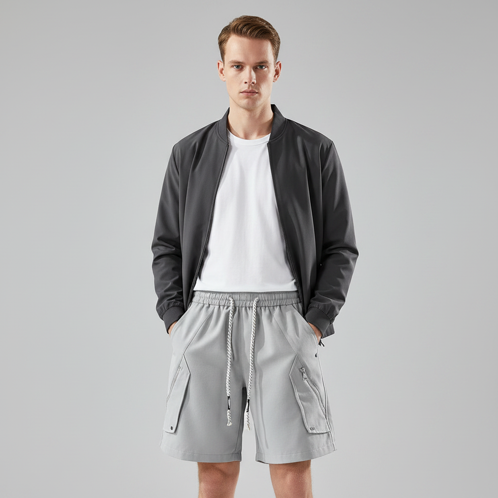 Utility Cargo Shorts with Zip Pockets | Men's Shorts