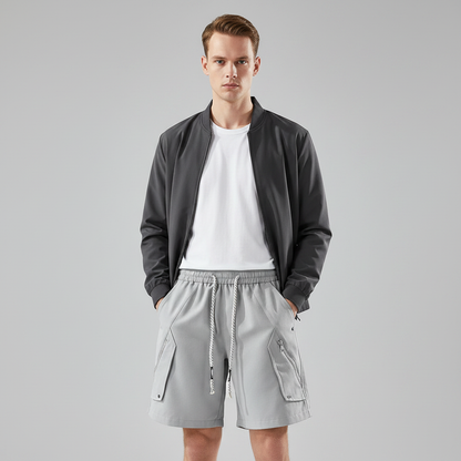 Utility Cargo Shorts with Zip Pockets | Men's Shorts