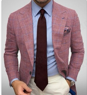 Business woven blazer - Pink