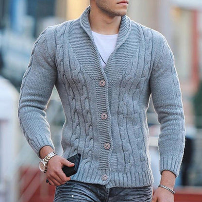 Elevated enduring fluid cardigan - Gray