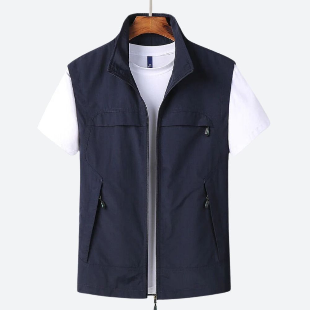 Longline curated editorial cardigan - Dark Blue